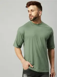 Elibolz Drop-Shoulder Sleeves Oversized T-shirt