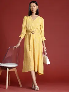 all about you Print Midi Dress