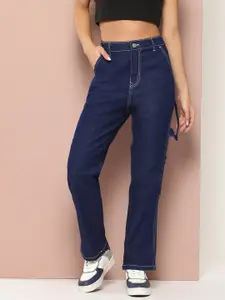 Harvard Women Straight Fit High-Rise Jeans