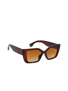 HRINKAR Women Cateye Sunglasses With UV Protected Lens HRS588-BWN-BWN