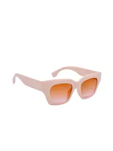 HRINKAR Women Brown Cateye Sunglasses with UV Protected Lens