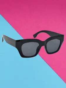 HRINKAR Women Cateye Sunglasses with UV Protected Lens-HRS587-BK
