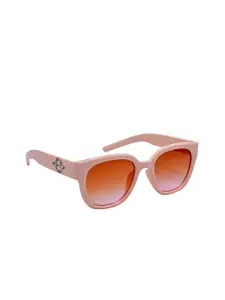 HRINKAR Women Round Sunglasses with UV Protected Lens- HRS590-PCH-BWN