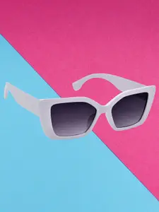 HRINKAR Women Cateye Sunglasses with UV Protected LensHRS588-WT-GRY