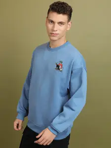 KETCH Printed Oversized Sweatshirt
