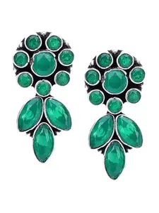 Yellow Chimes Artificial Stones Drop Earrings