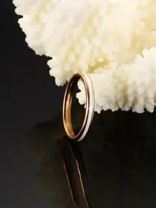 Yellow Chimes Stainless Steel Finger Ring