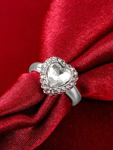 Yellow Chimes Crystal-Studded Finger Ring