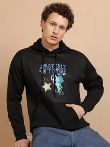 HIGHLANDER Graphic Printed Hooded Relaxed Pullover Sweatshirt