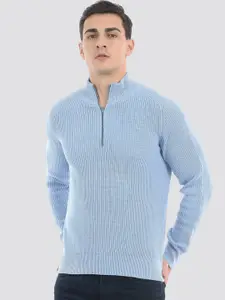 PORTOBELLO Self Design Cotton Pullover Sweater