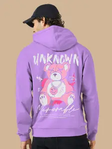 BAESD Graphic Printed Hooded Fleece Pullover Sweatshirt