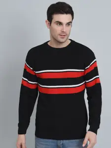 GAINELL Striped Woolen Pullover