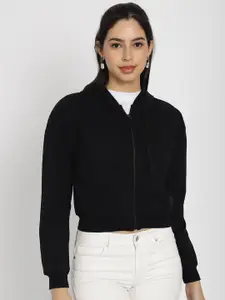 Rute Hooded Cotton Front-Open Sweatshirt