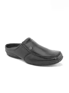 John Karsun Men Square Toe Genuine Leather Shoe-Style Sandals