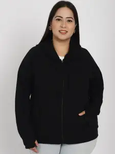 Rute Women Black Hooded Sweatshirt