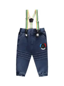 Wish Karo Boys Blue Classic Light Fade Printed Stretchable Jeans