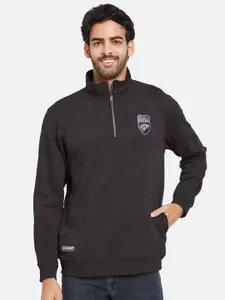 Octave Mock Collar Fleece Pullover Sweatshirt