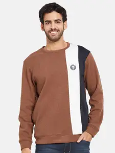 Octave Colourblocked Pullover Fleece Sweatshirt