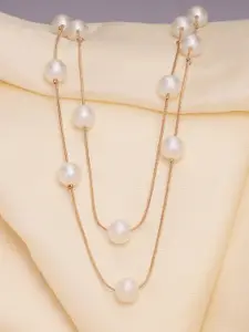 Ayesha Gold-Plated Beaded Minimal Necklace