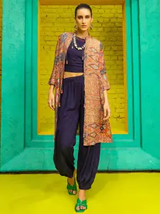 FASHION DWAR Top & Trousers With Shrug  Co-Ords