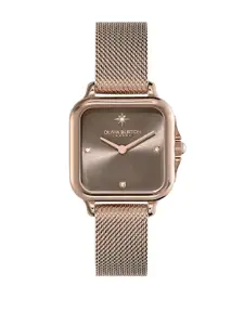 Olivia Burton Women Stainless Steel Bracelet Style Straps Analogue Watch 24000088