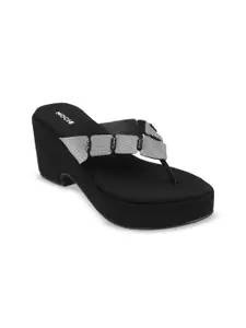 Mochi Embellished Open Toe Platform Heels