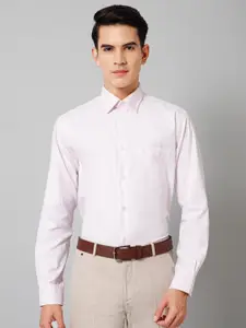 Cantabil Men Pink Comfort Opaque Formal Shirt