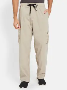 Octave Men Mid-Rise Cotton Track Pants