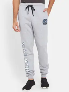 Octave Printed Cotton Mid-Rise Joggers