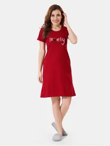 Be You Red Nightdress