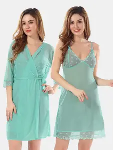 Be You Turquoise Blue Nightdress