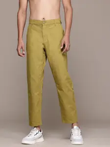 The Roadster Lifestyle Co. Men Pure Cotton Trousers