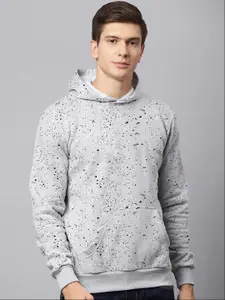 HARBOR N BAY Abstract Printed Hooded Sweatshirt