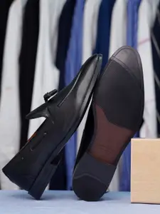 LOUIS STITCH Men Leatherette Formal Slip On Shoes Tassel Moccasins