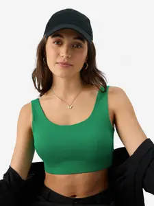The Souled Store Green Bralette Bra Full Coverage Underwired