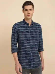Allen Solly Abstract Printed Spread Collar Pure Cotton Casual Shirt