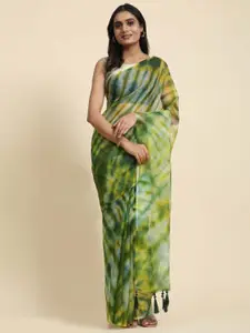 Vastrasky Global Tie and Dyed Organza Saree