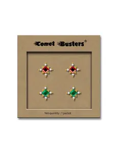 Comet Busters Non Piercing Ear Stickers Studs Earrings