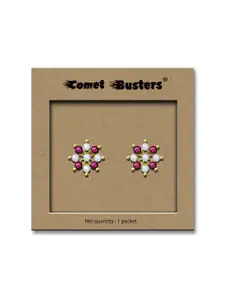 Comet Busters Non Piercing Stick On Studs Earrings