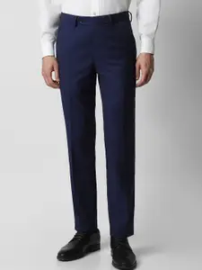Van Heusen Men Slim Fit Mid-Rise Trousers