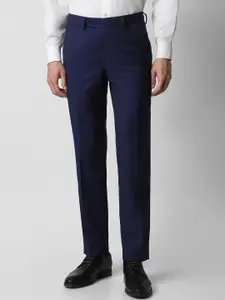 Van Heusen Men Slim Fit Mid-Rise Trousers