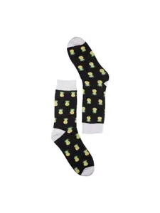 The Tie Hub Men Pineapple Patterned Calf-Length Socks