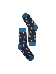 The Tie Hub Patterned Pure Cotton Socks