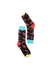 The Tie Hub Patterned Pure Cotton Socks