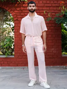 Tistabene Textured Shirt With Trousers