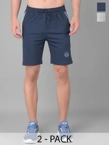 Dollar Men Pack Of 2 Mid-Rise Cotton Shorts