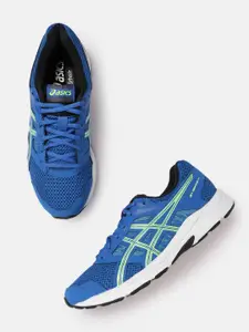 ASICS Men Woven Design Round-Toe Gel-Contend 5B Running Shoes with Brand Logo Detail
