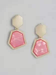 Forever New Gold-Plated Geometric Drop Earrings