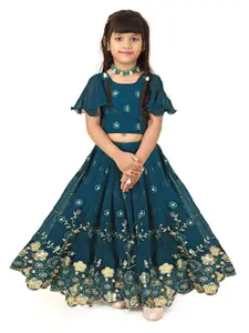 BAESD Girls Embroidered Ready to Wear Lehenga and Choli