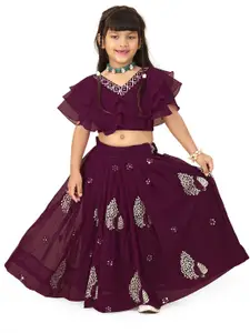 BAESD Girls Embroidered Ready to Wear Lehenga and Choli